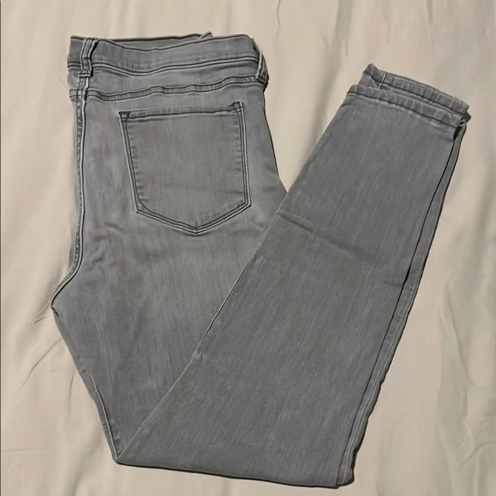 Banana Republic Gray Sculpt Skinny Jeans with Soft Denim